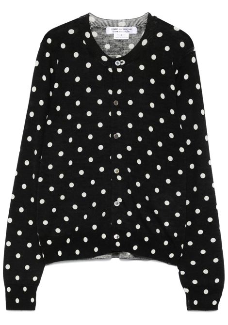 Black polka-dot cardigan Comme des garcons comme des garcons  - women